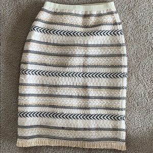 Wool midi Tory Burch skirt